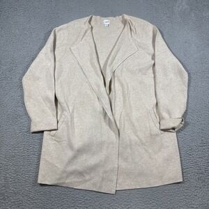 J. Crew Open-Front Beige Cardigan